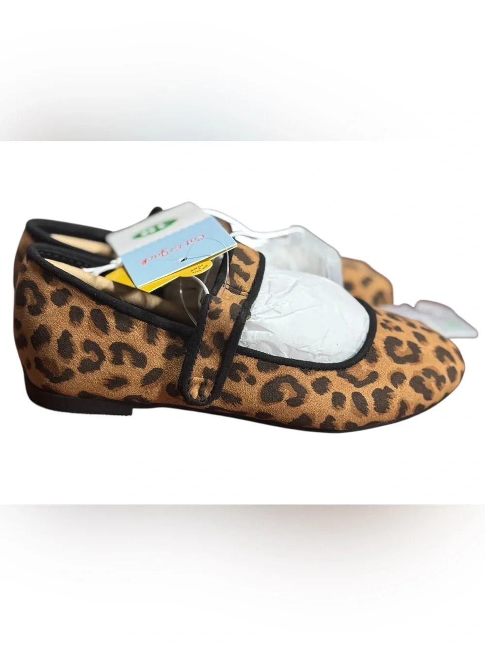 Cat & Jack Toddler Addy Cheetah Print Ballet Flats NWT